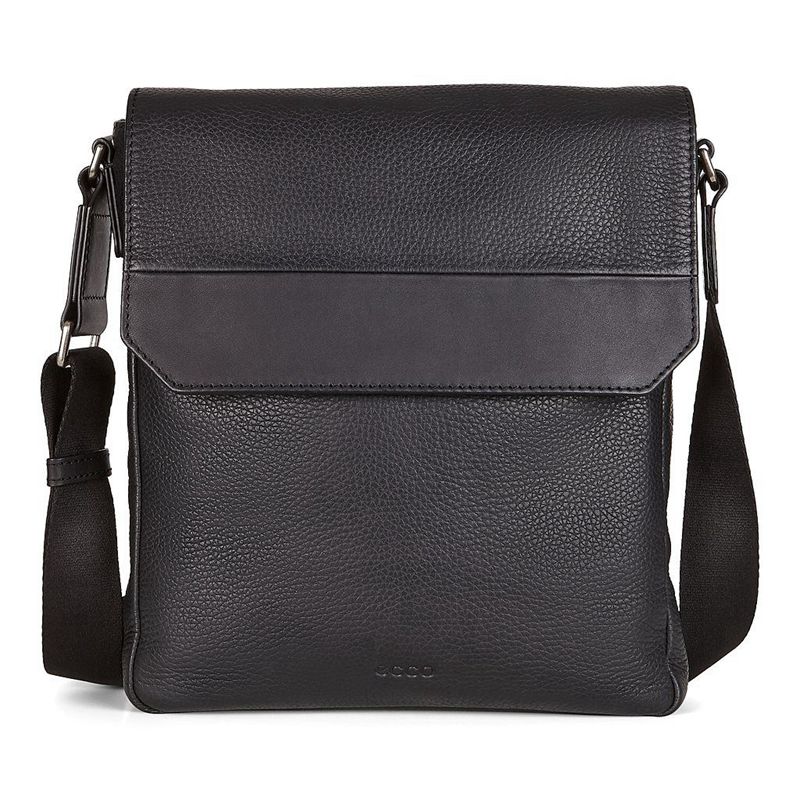 Men ECCO SUNE - Messenger-Bags Black - India DBHUEO367